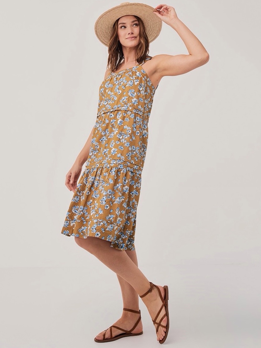 Pact Sunset Easy Cami Dress